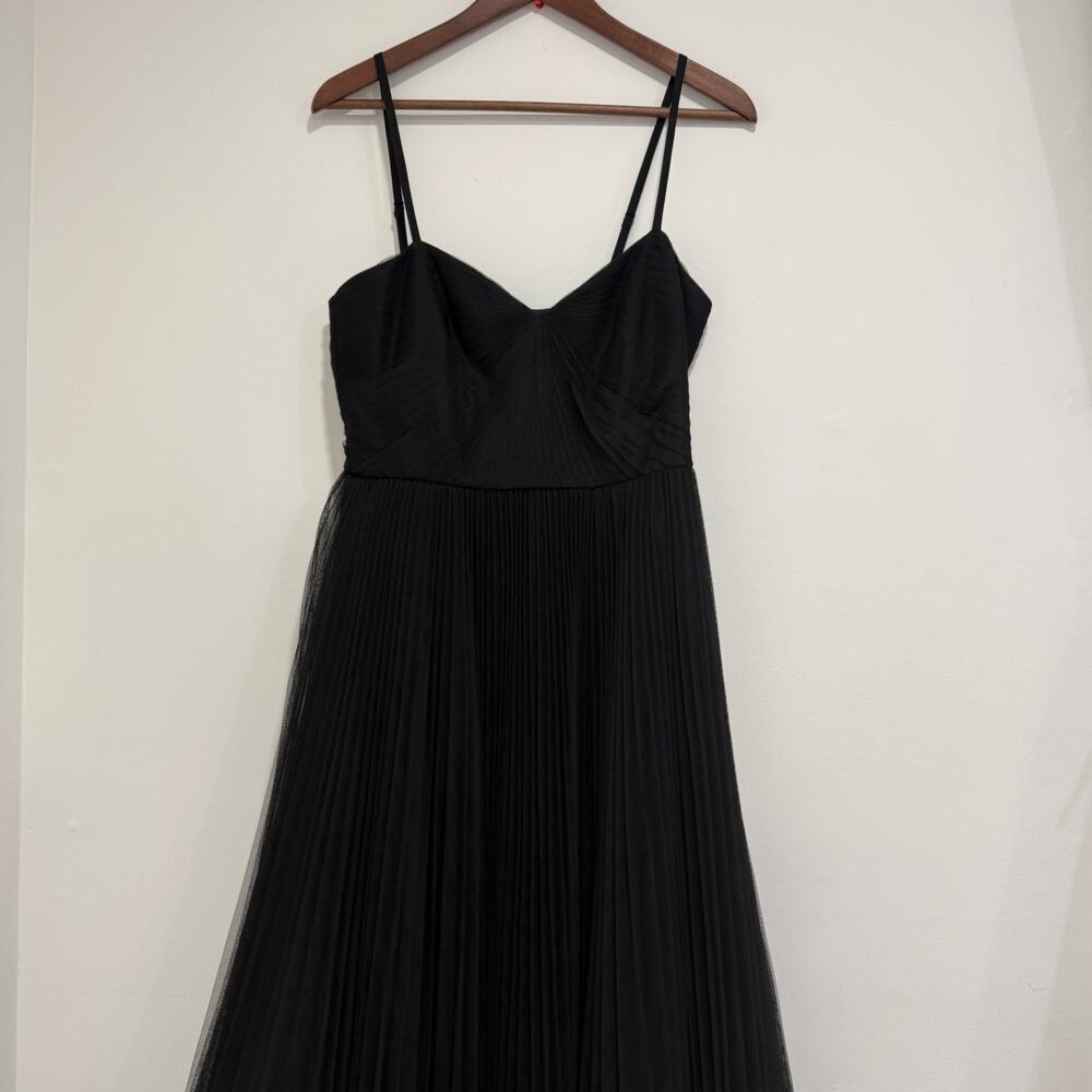 NEW Hutch Virginia Sleeveless Sweetheart A-Line Maxi Dress Black Size 2 - Picture 3 of 8